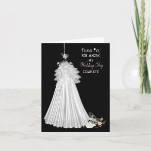 DANKESKARTEN FÜR DIE BRAUT - HOCHZEIT DANKESKARTE