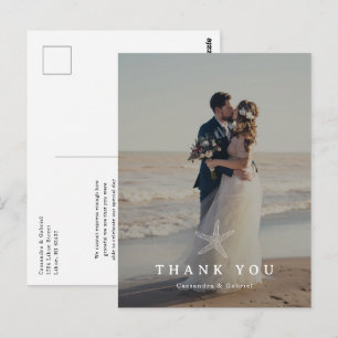 Dankeskarten für Hochzeit in Lihue mit Foto Postkarte