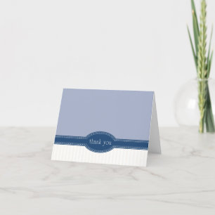 Dankeskarten für Hochzeit oder Bridal Shower, Navy Dankeskarte