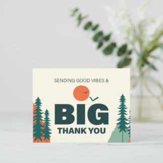 Dankeskarten für Thanksgiving/Friendsgiving Postkarte