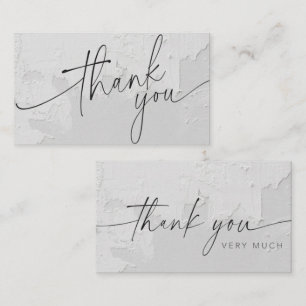 Dankeskarten Professionell aussehende Abschlussfei Visitenkarte