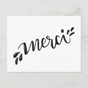 Dankeskartenpostkarte Postkarte