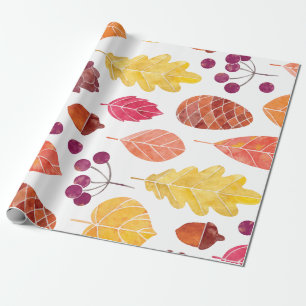 Dankfest-Herbstblatt-Design Geschenkpapier