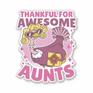 DANKFUL FÜR PHANTASTISCHE TÜRKEI THANKSGIV AUFKLEBER