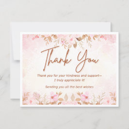 Dankkarte für Hochzeiten Postkarte