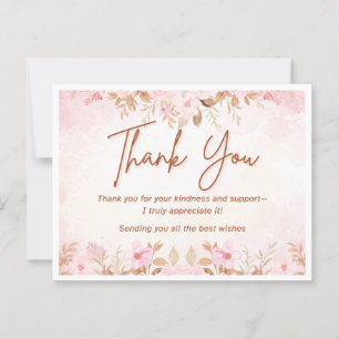 Dankkarte für Hochzeiten Postkarte
