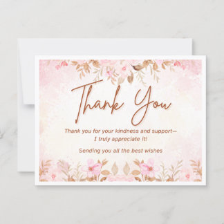 Dankkarte für Hochzeiten Postkarte