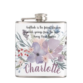 Danksagung Flachmann