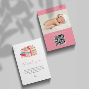 Danksagungskarte für Baby Shower - Ein neues Kapit Dankeskarte
