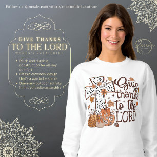 "Dankt dem Herrn" Damen-Sweatshirt Sweatshirt