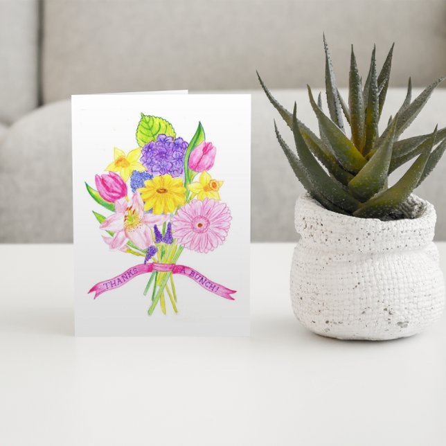 Dankt einem Bündel danken Ihnen zu kardieren Dankeskarte (Von Creator hochgeladen)