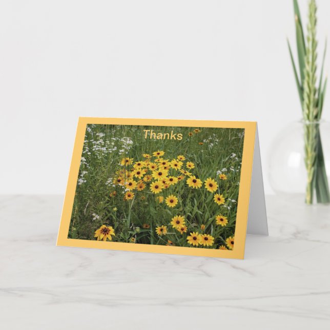 Dankt einem Bündel Dankeskarte (Vorderseite)