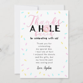 Dankt einem ganzen dankeskarte