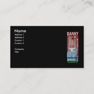 DANKY DOODLE INDICA VISITENKARTE