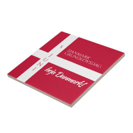 Danmark Grundlovsdag Flag zum dänischen Nationalta Fliese