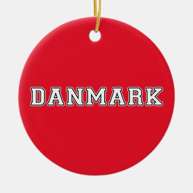 Danmark Keramikornament (Vorne)