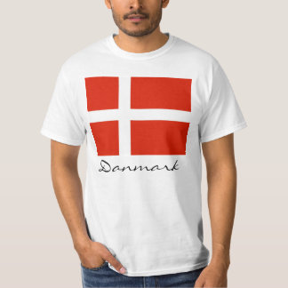 Danmark mit Dannebrog T-Shirt