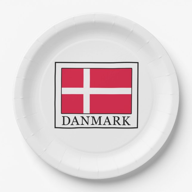 Danmark Pappteller (Vorderseite)