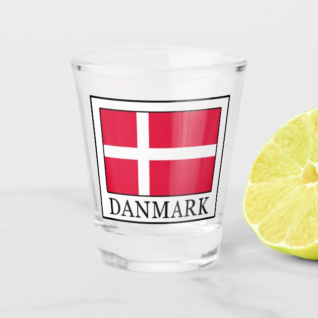 Danmark Schnapsglas (Vorderseite)