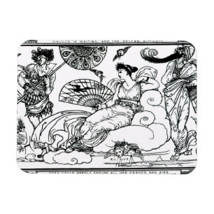 'Dann flatterte die Königin der Luft in den Raum Magnet