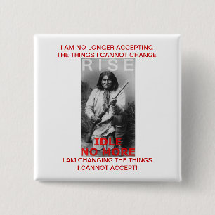 DANN NICHT MEHR. Schaltfläche für politischen Prot Button