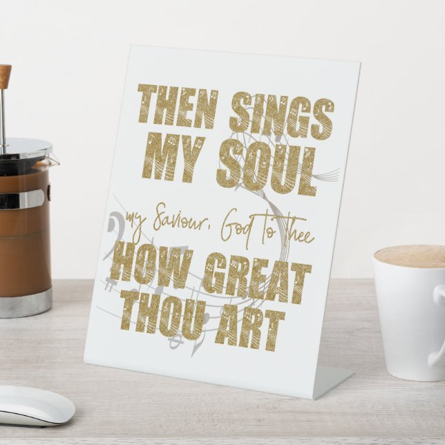 Dann singt mein Soul Sockelschild (In SItu)