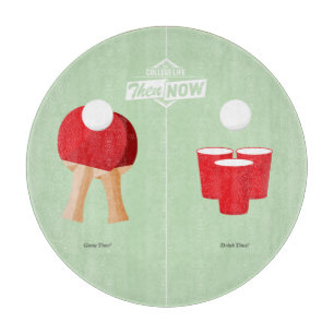 Dann und jetzt: Klingeln Pong Schneidebrett