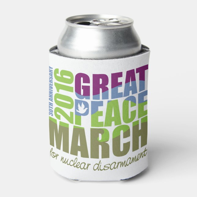 Dann und jetzt trinken dosenkühler (Kanne Vorderseite)