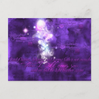 Dann werde ich dich tragen postkarte