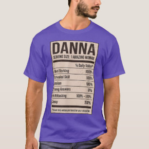 Danna Nutrition Fakten Name Nickname Alias Titel F T-Shirt