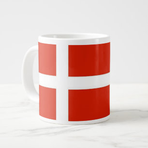 Dannebrog; die Offizielle Flagge Dänemarks Jumbo-Tasse