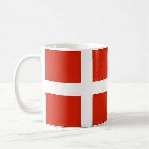 Dannebrog; die Offizielle Flagge Dänemarks Kaffeetasse