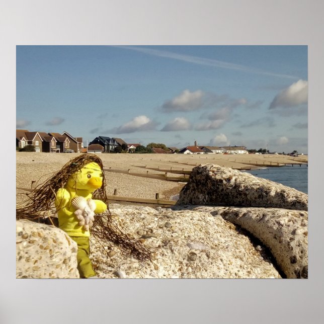 Danni das Meerjungfrau-Poster Poster (Vorne)