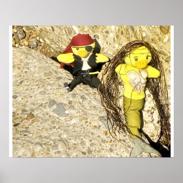 Danni das Meerjungfrau-Poster Poster (Vorne)