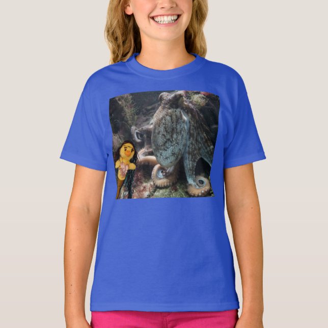 Danni der Meerjungfrau-T - Shirt (Vorderseite)