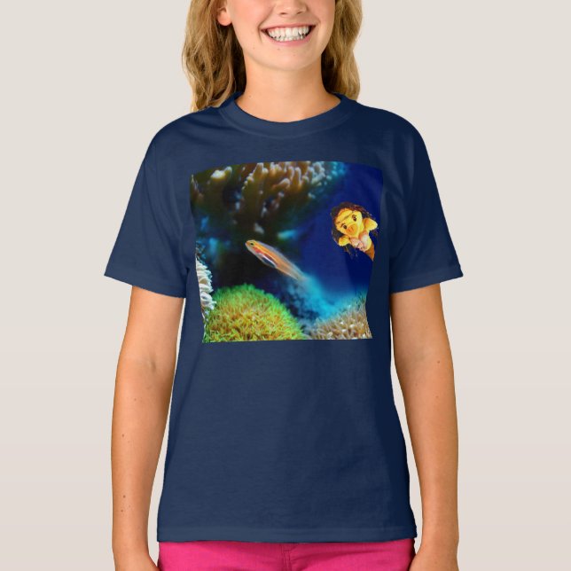 Danni der Meerjungfrau-T - Shirt (Vorderseite)
