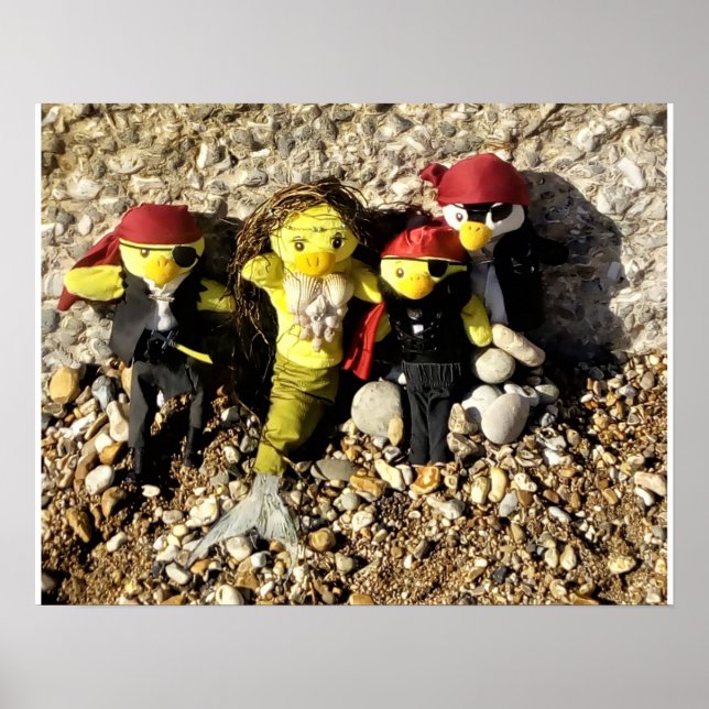 Danni die Meerjungfrau und das Pirates Poster (Vorne)