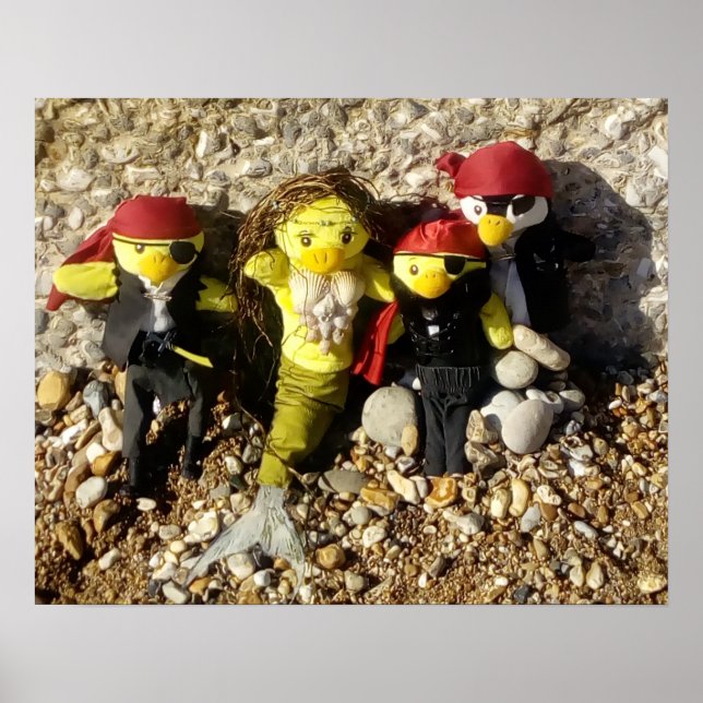 Danni die Meerjungfrau und das Pirates Poster (Vorne)