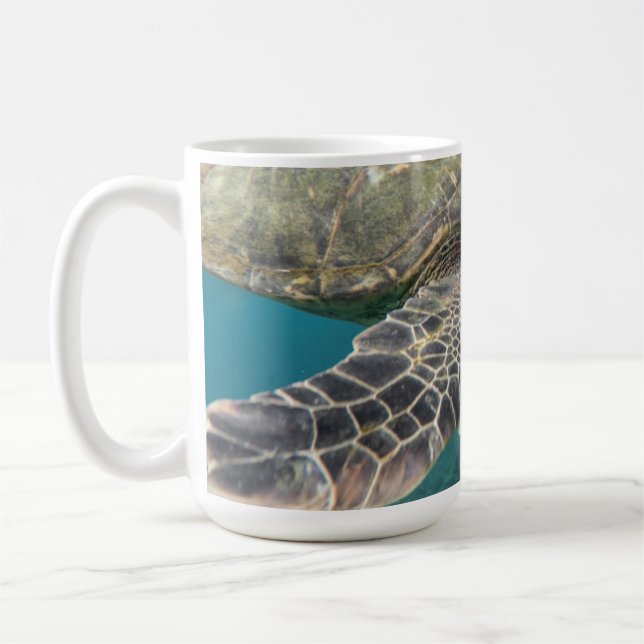 Danni die Meerjungfrau unter Wasser Kaffeetasse (Links)