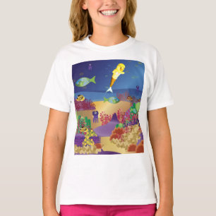 Danni die Meerjungfrau unter Wasser T-Shirt