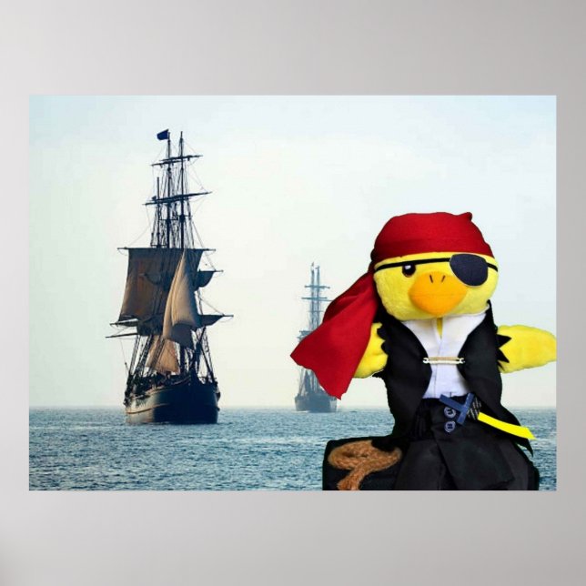 Danny Duck der Pirat. Poster (Vorne)