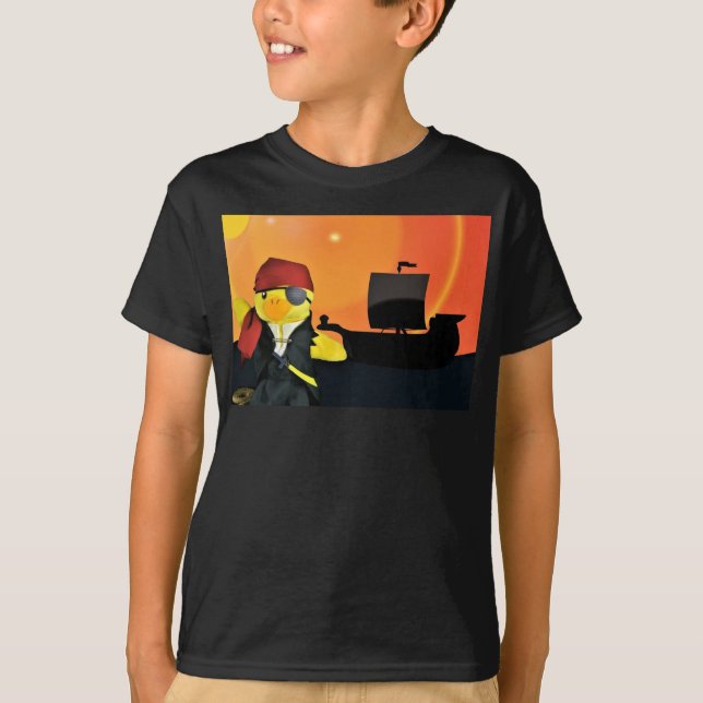 Danny Duck, der Pirate-T - Shirt (Vorderseite)