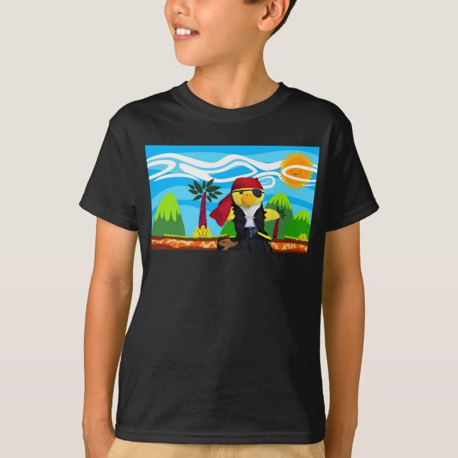 Danny Duck, der Pirate-T - Shirt (Vorderseite)