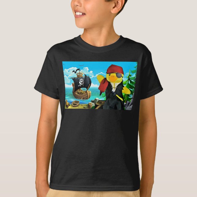 Danny Duck, der Pirate-T - Shirt (Vorderseite)