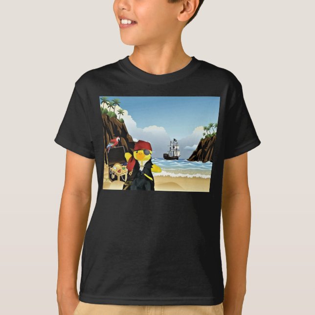 Danny Duck, der Pirate-T - Shirt (Vorderseite)