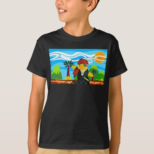 Danny Duck, der Pirate-T - Shirt (Vorderseite)