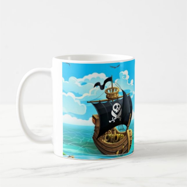 Danny Duck, die Pirate Coffee Tasse (Links)