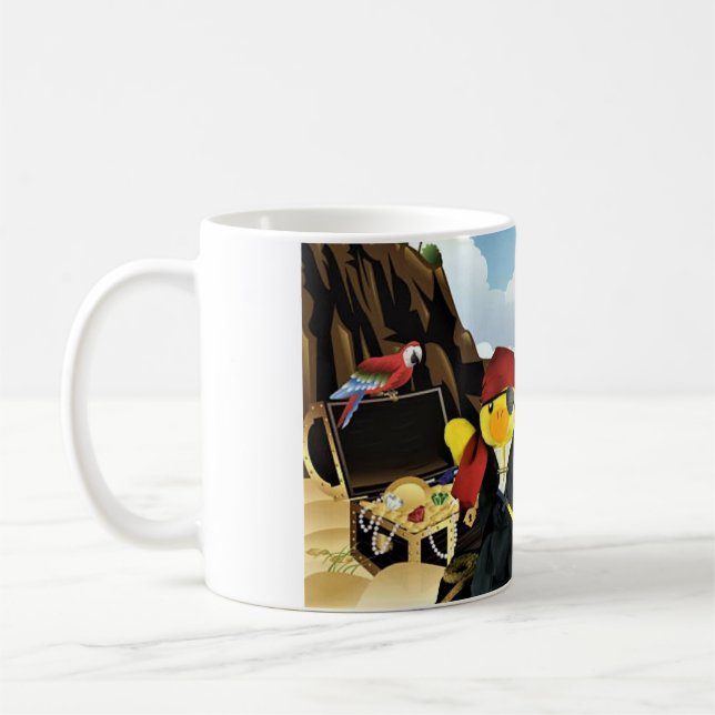 Danny Duck, die Pirate Coffee Tasse (Links)