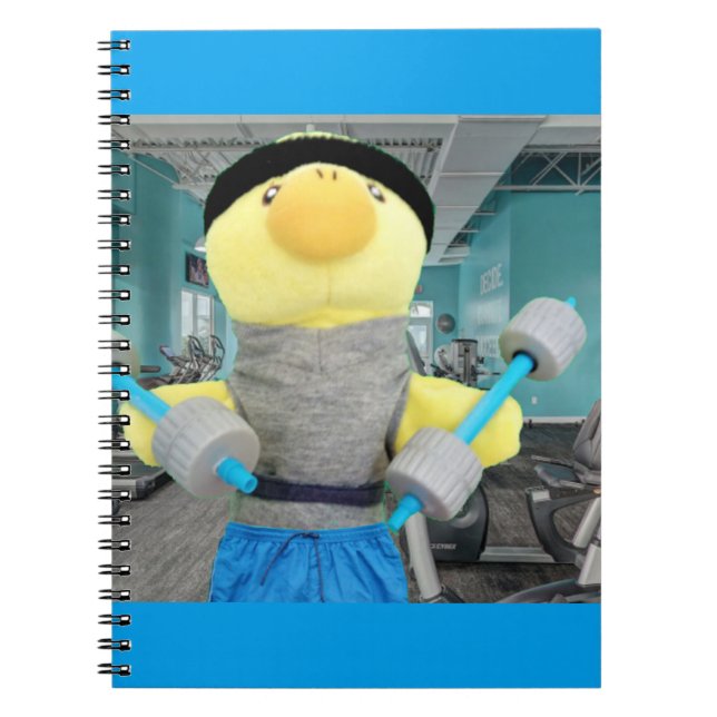 Danny Duck im Gym Notizblock (Vorderseite)