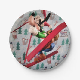 Danny Duck Santa. Pappteller